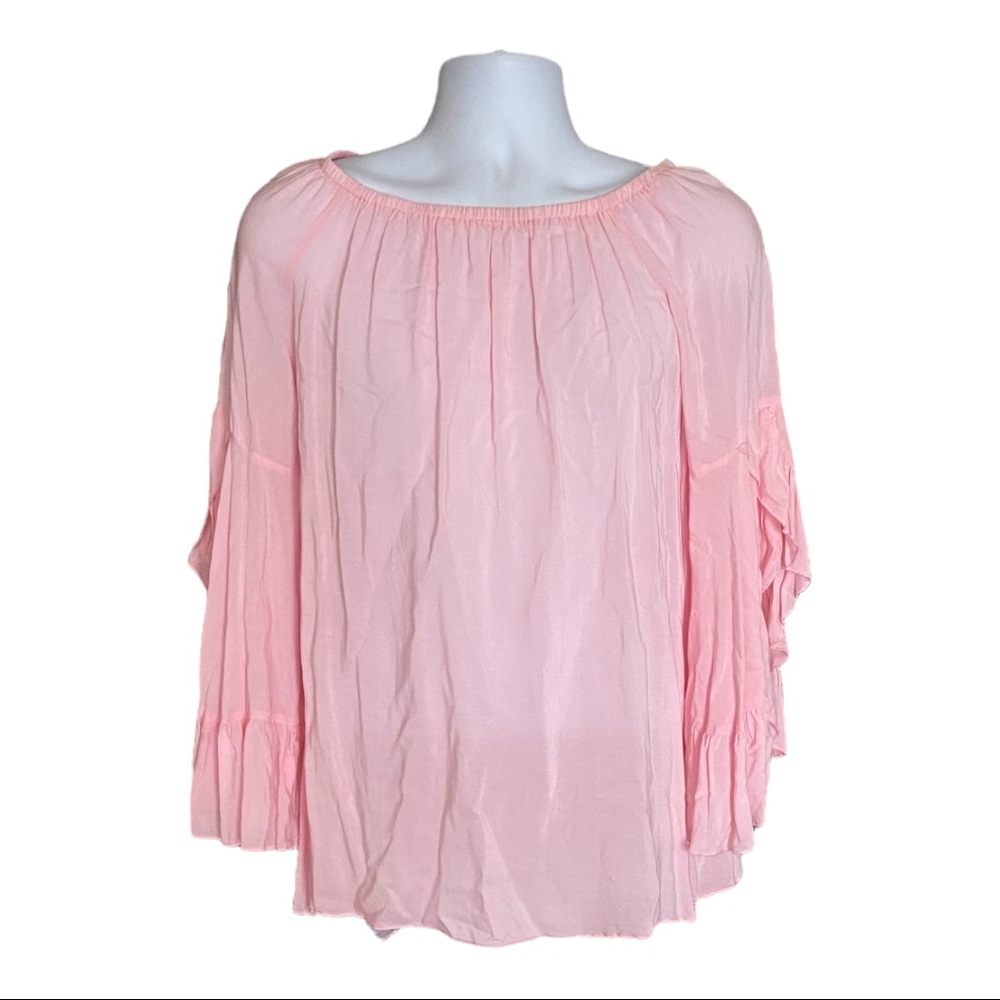 Fever Crochet Sleeve Blouse sz S
